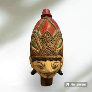 Fabulous, Antique, Hand-Made Puppet Head